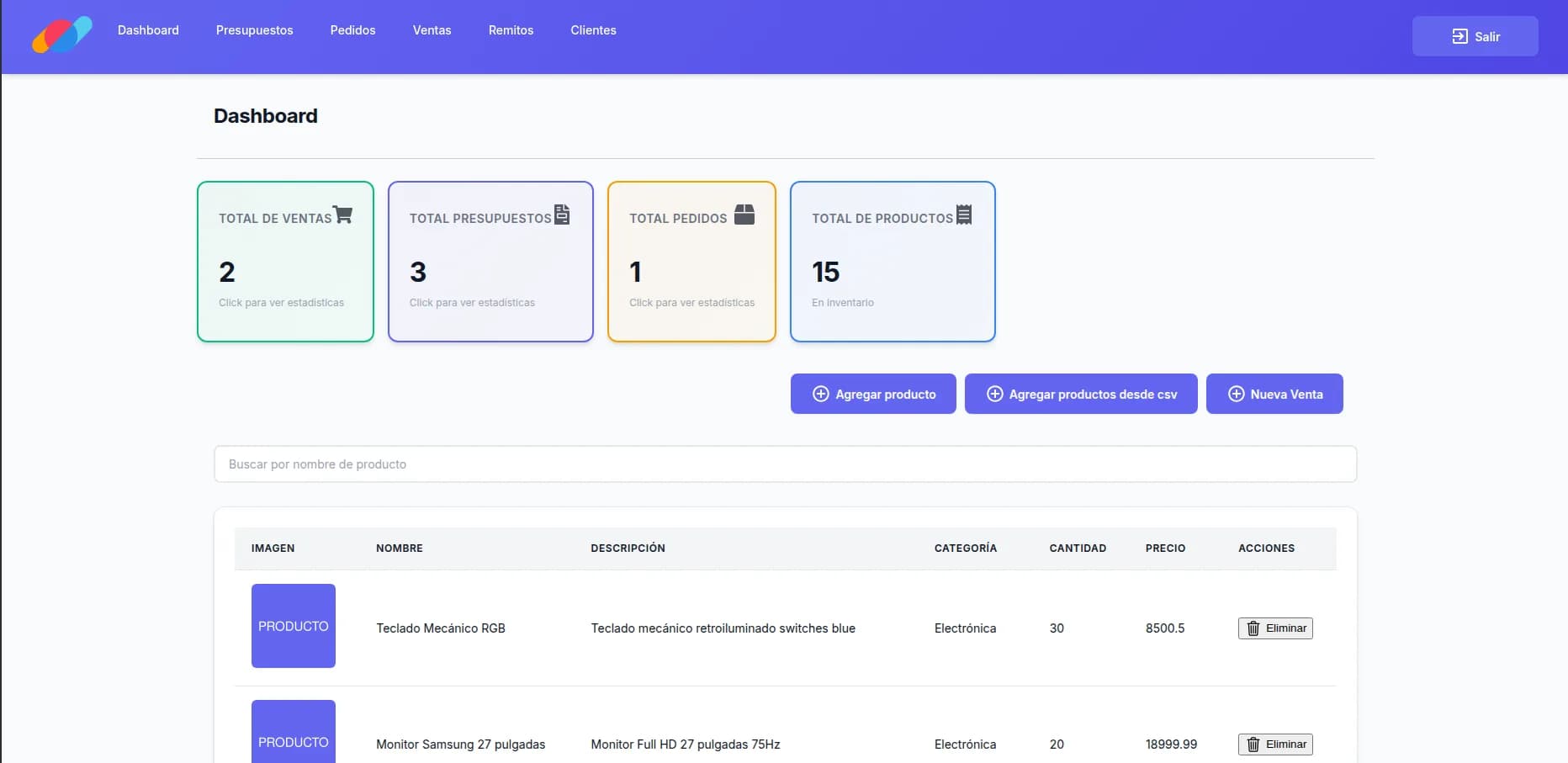 Sistema admin para inventario 1